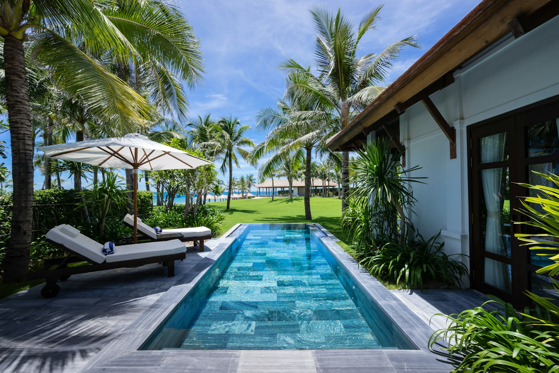 Không gian nghỉ dưỡng giữa cây xanh